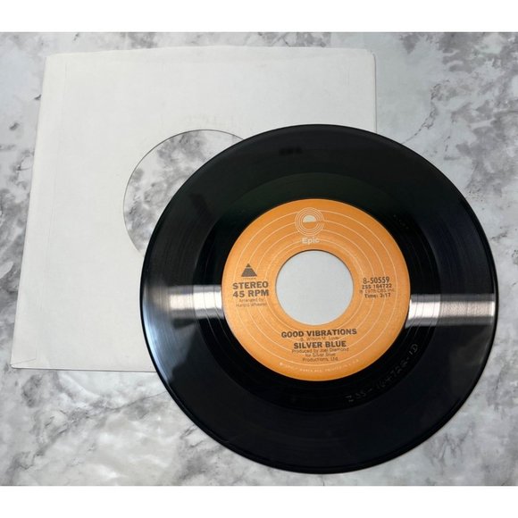 Silver Blue Tennessee Waltz / Good Vibrations 45 Disco Funk 1978 Epic 8-50559 - Picture 5 of 6